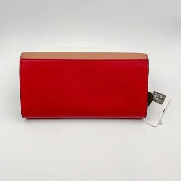 Bottega Veneta Rose Colorblock Continental Wallet - Picture 4 of 10